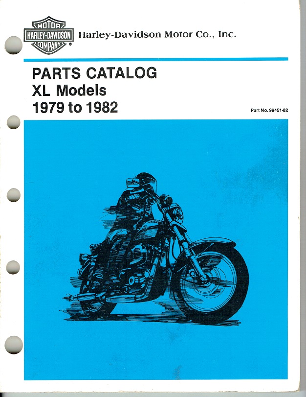 Ersatzteilkatalog Harley Davidson XLH XLCH XLS 1979-85 Parts Catalog Sportster 